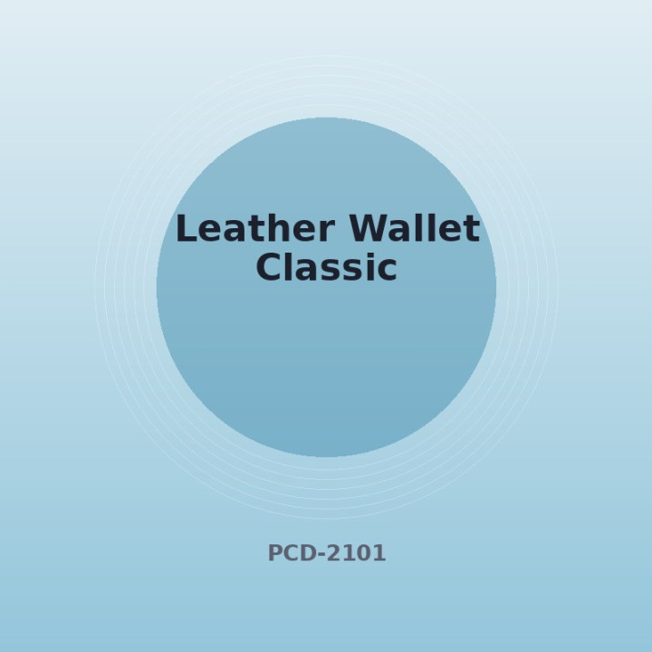 Portefeuille en cuir Classique